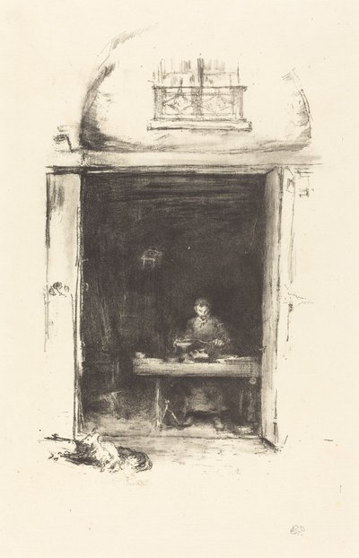 De Smid, Passage du Dragon door James Abbott McNeill Whistler