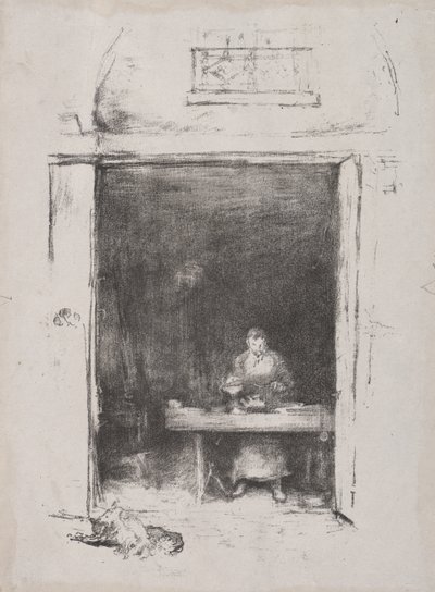 De smid: Passage du Dragon door James McNeill Whistler