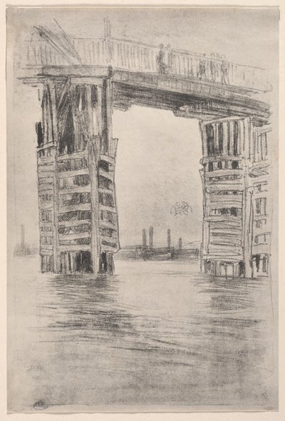 De Hoge Brug door James McNeill Whistler