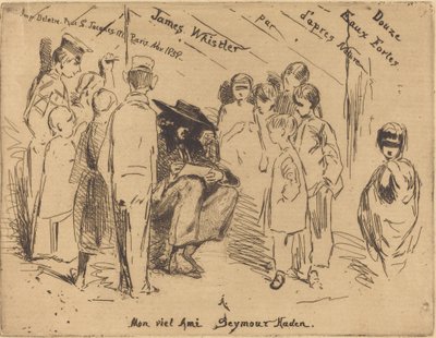 De Titelpagina voor "Douze Eaux Fortes d