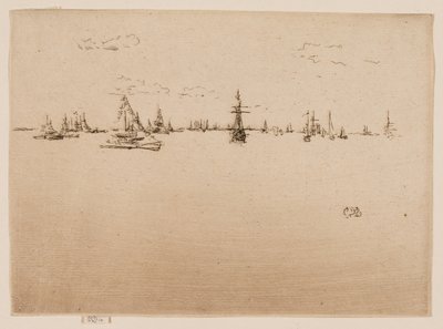 Het torenschip door James Abbott McNeill Whistler