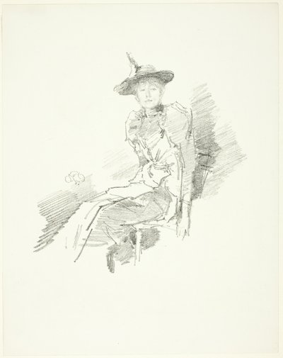 De gevleugelde hoed door James Abbott McNeill Whistler