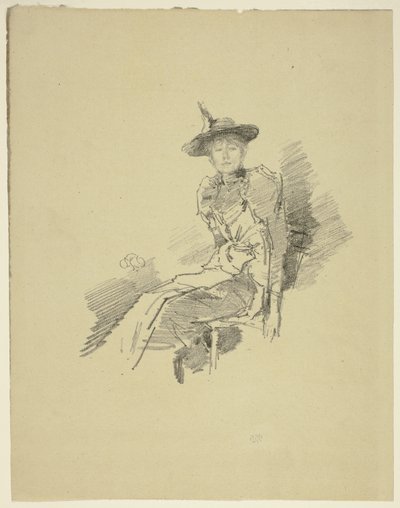 De gevleugelde hoed door James Abbott McNeill Whistler