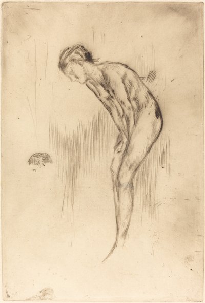 Tillie: Een model door James Abbott McNeill Whistler