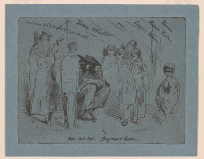 Titelpagina van de "Franse Set" door James Abbott McNeill Whistler
