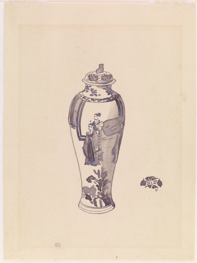Vaas met Licht Bolvormig Lichaam door James Abbott McNeill Whistler