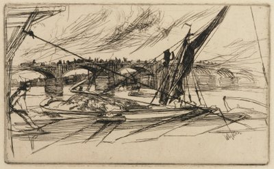 Vauxhall Brug door James Abbott McNeill Whistler