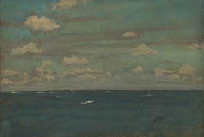 Violet en zilver - de diepe zee door James McNeill Whistler