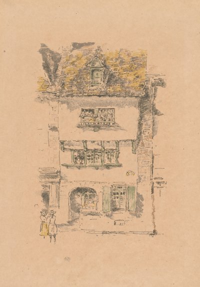 Geel Huis, Lannion door James McNeill Whistler