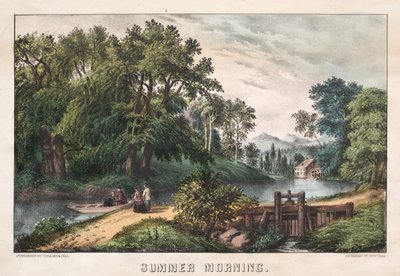 Zomerochtend, ca. 1838-72 door James Merritt Ives