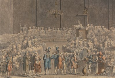 Een doop in het Vaticaan met Zwitserse Pauselijke Garde, enz. door James Miller