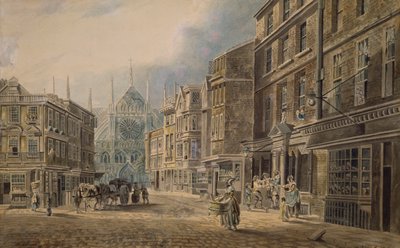 Londen, Old Tothull St. leidend naar Westminster Abbey, 1776 door James Miller