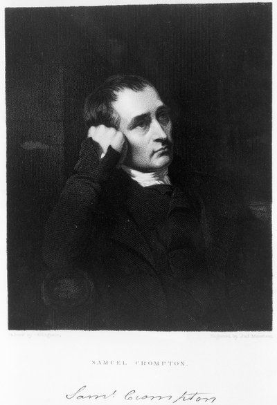 Samuel Crompton, Engelse uitvinder van de spinmule, ca. 1880s door James Morrison