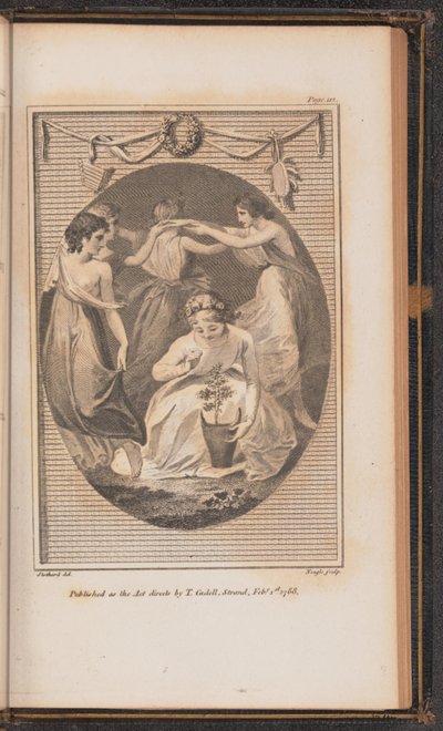 Illustratie voor Canto V door James Neagle after Thomas Stothard