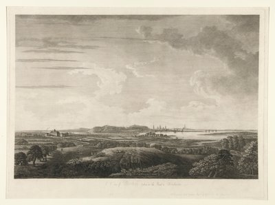 Een Uitzicht op Boston genomen op de weg naar Dorchester door James Newton