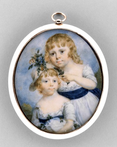 Portret van twee zussen, ca. 1795 door James Nixon