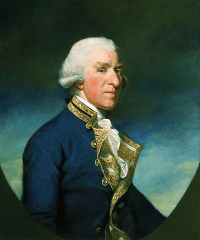Admiraal Samuel Hood door James Northcote