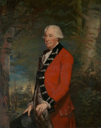 Sir Ralph Milbanke, Bt., in het uniform van de Yorkshire (North Riding) Militie door James Northcote