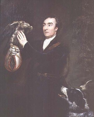 De Valkenier, een portret van de broer van de kunstenaar Samuel Northcote door James Northcote