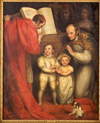 Het Huwelijk van Richard van Shrewsbury, Hertog van York, met Lady Anne Mowbray door James Northcote