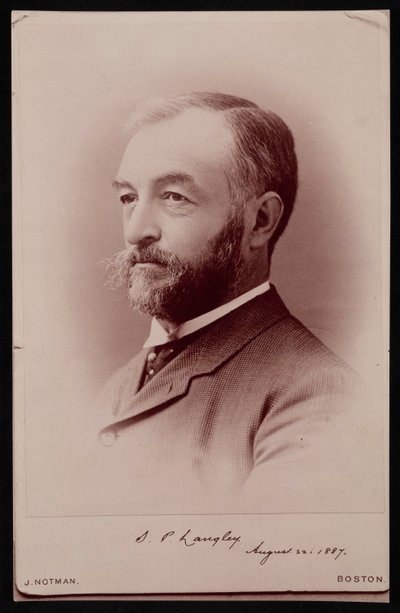 Portret van Samuel Pierpont Langley door James Notman