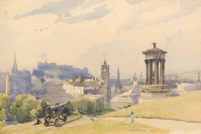 Edinburgh vanaf Calton Hill door James Paterson