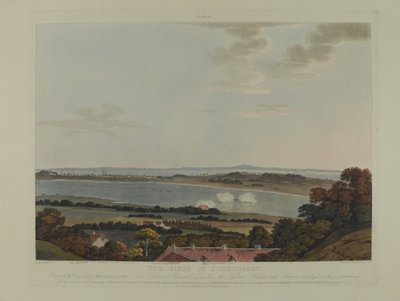 Denemarken 1807: Het Beleg van Kopenhagen, gegraveerd door Robert Pollard (1792-1867) en Joseph Constantine Stadler (1780-1812) gepubliceerd in 1807 door James Pattison Cockburn