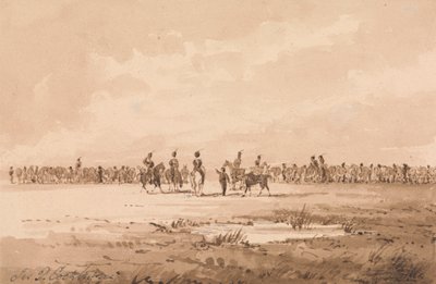 Afgestegen Cavalerie door James Pattison Cockburn