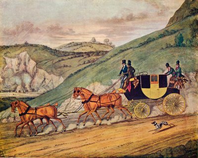 Vier-in-hand, 1907 door James Pollard