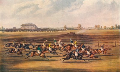 Race voor de Grote St. Leger Stakes, 1836. Goedkeuring - Goed van start, 1837 door James Pollard