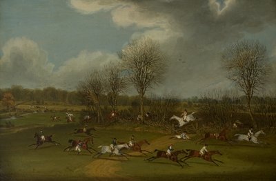 De St Albans Grand Steeplechase van 8 maart 1832, 1832-33 door James Pollard