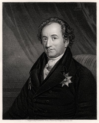 Johann Wolfgang von Goethe, Duitse dichter, dramaturg en wetenschapper, 19e eeuw door James Posselwhite