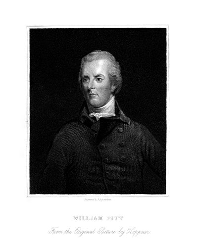 William Pitt de Jongere, Britse politicus, 19e eeuw door James Posselwhite