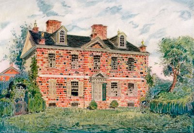 Cliveden, Germantown, Pennsylvania, VS, ca. 18e eeuw, 1921 door James Preston