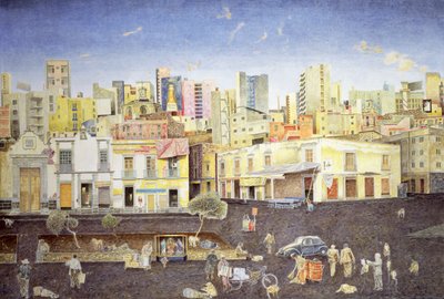 Kapper op de Plaza Roldan, 2001 door James Reeve