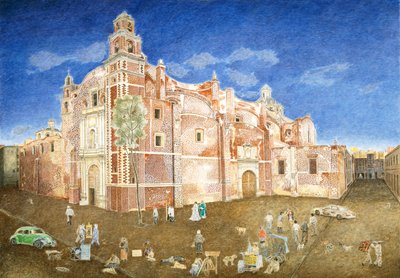 Vrouwen Vechten voor de Kerk van Santa Catarina, 2001 door James Reeve