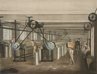 Bobbin en Tekenframes, Voortgang van Katoen Nr. 5 door James Richard Barfoot