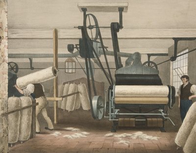 Lap Frame, Voortgang van Katoen Nr. 3 door James Richard Barfoot