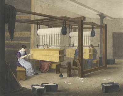 Reeding of Inrijgen, Voortgang van Katoen Nr. 9 door James Richard Barfoot