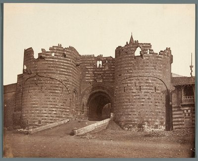 Egypte. Caïro. Poort naar de citadel door James Robertson