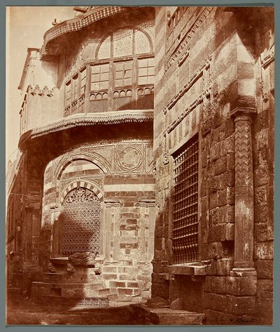 Egypte. Caïro. Sabil - Kuttab van sultan Mahmoud (1750) door James Robertson