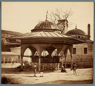 "Fontein op de binnenplaats van de Hagia Sophia" door James Robertson