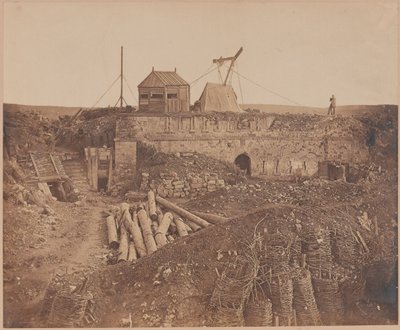De toren van de Malakoff, Sebastopol, 12 september 1855 door James Robertson