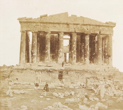 Uitzicht op het Parthenon vanuit het westen door James Robertson