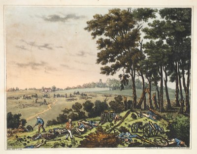 Kasteel van Hougoumont: Een uitzicht op het bos langs het kasteel door James Rouse