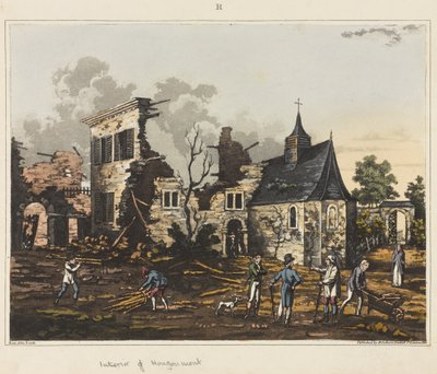 Interieur van Hougoumont, uit 