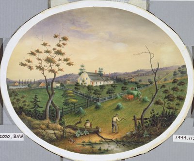 Van Brunt Homestead, c.1865 door James Ryder van Brunt