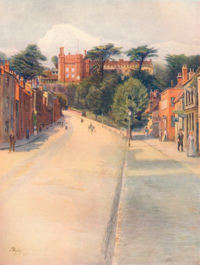 Castle Street, Farnham, 1911 door James S Ogilvy
