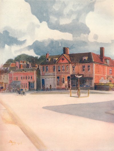 New Inn en High Street, Epsom, 1911, 1914 door James S Ogilvy