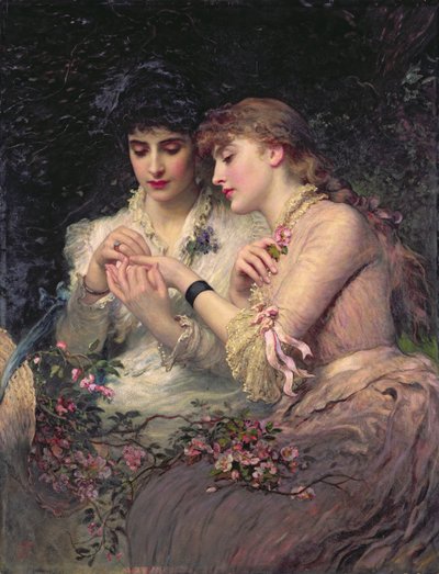 Een Doorn Tussen Rozen, c.1887 door James Sant
